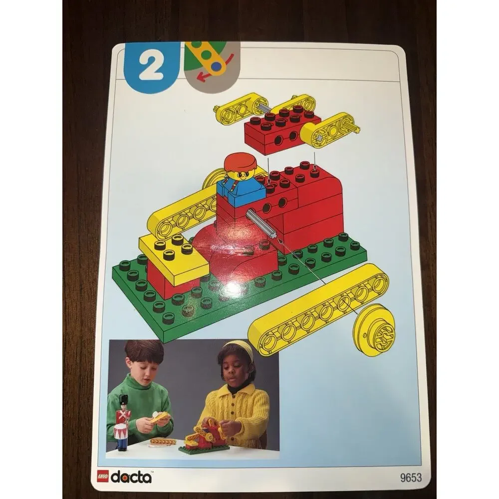 LEGO Dacta 9653 Mechanical Toy Shop 1995 Complete Pieces Instructions Vintage